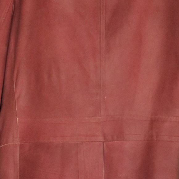 Vera Pelle Wine Leather Blazer (Made in Italy) European Size 50/US Large - Picture 6 of 8